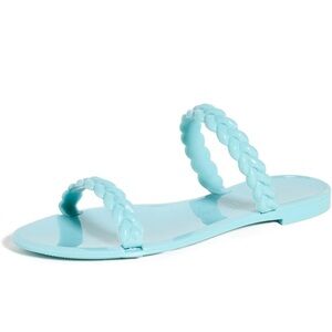 STUART WEITZMAN Sawyer Braided Jelly Flat Sandals